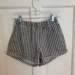 gingham shorts